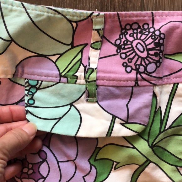 ANN TAYLOR LOFT Floral Print Pocketed Twill Skirt - Picture 6 of 7